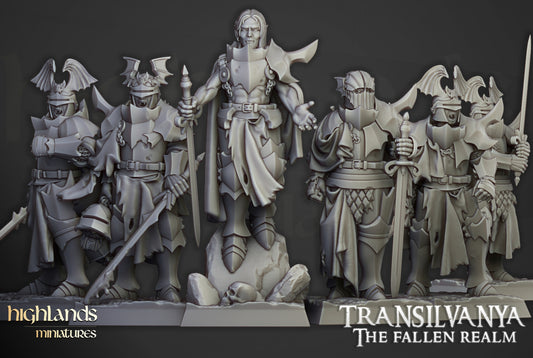 Transilvanya Vampire Neophytes 8x - Highlands Miniatures