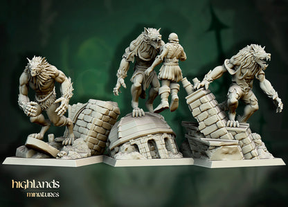 Transilvanya  Werewolves Unit 3x - Highlands Miniatures