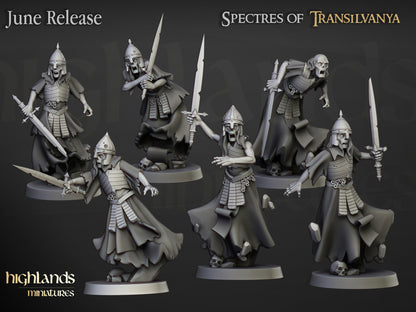 Transilvanya Wraith Unit 6x - Highlands Miniatures