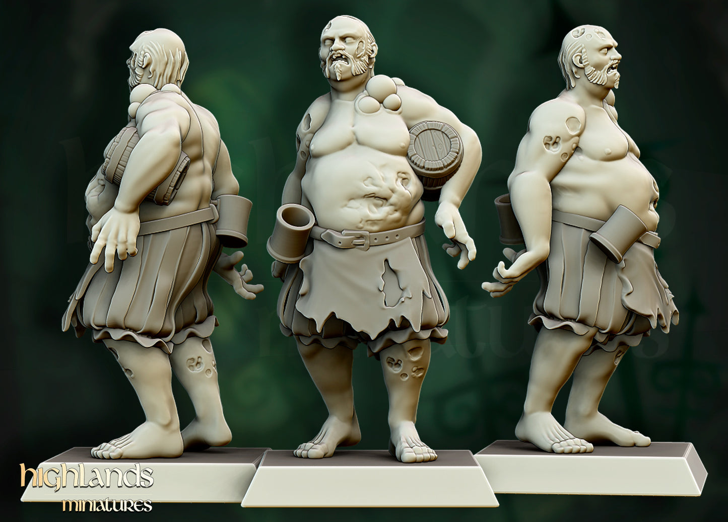 Transilvanya  Zombie Villagers 8x - Highlands Miniatures